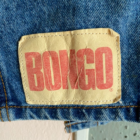 Extra Small Vintage Bongo Brand Demin Jean Vest - Picture 3 of 4
